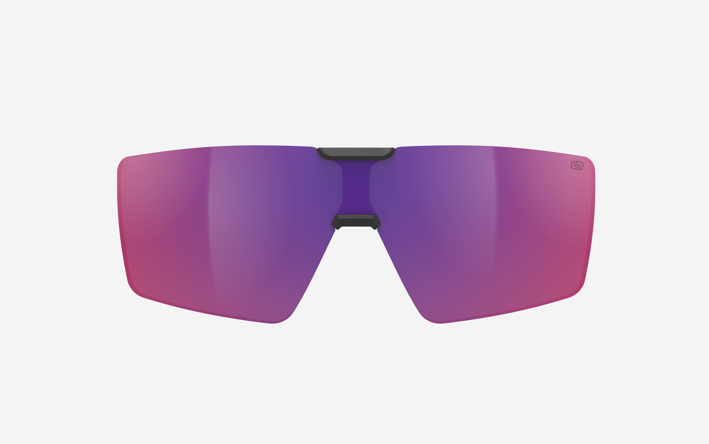 Sun Clip No Code Black - Multilaser Red | Rudy Project