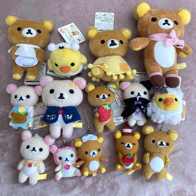 리락쿠마 リラックマ茶屋 3色団子ぬいぐるみXL - 위시버킷