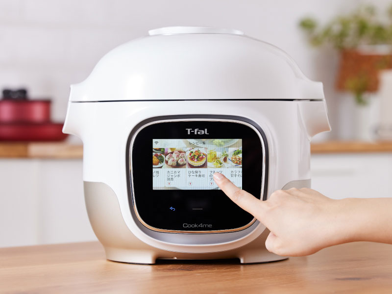 ラクラ・クッカー プロ 自動調理鍋 ホワイト（圧力機能付き） CY3811J0