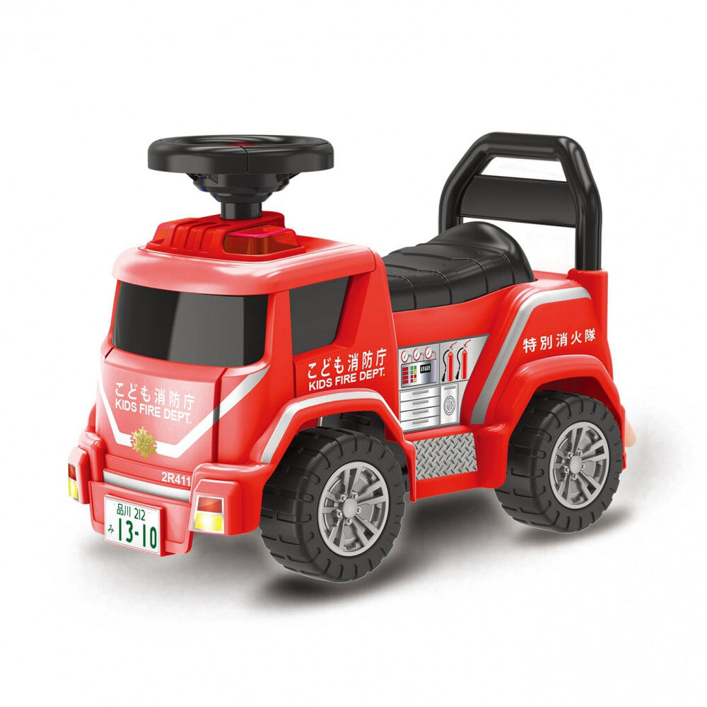 足けり乗用玩具 緊急出動！レスキュー 消防車 クラクション 1歳 2歳