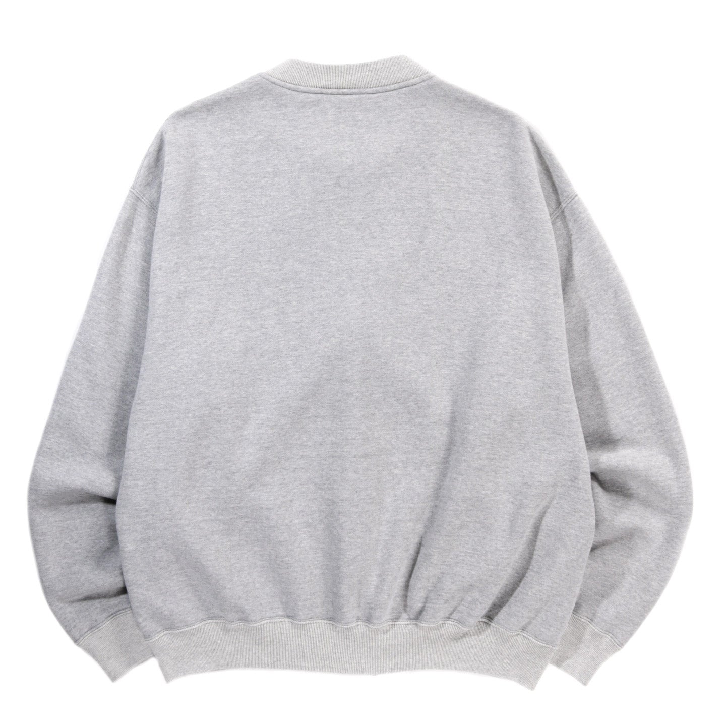 ORSLOW FRONT ZIP SWEATSHIRT HEATHER GRAY | TODAY CLOTHING