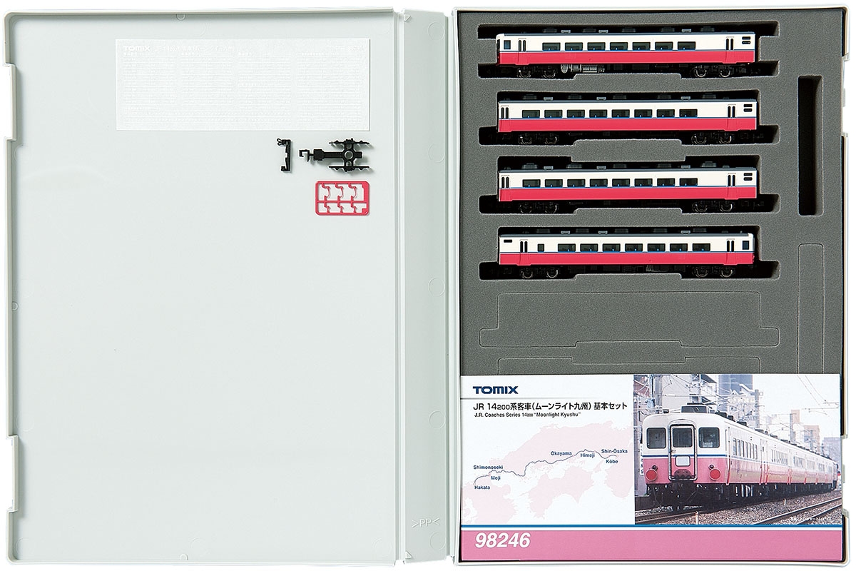 JR 14-200系客車（ムーンライト九州）基本セット｜製品情報｜製品検索