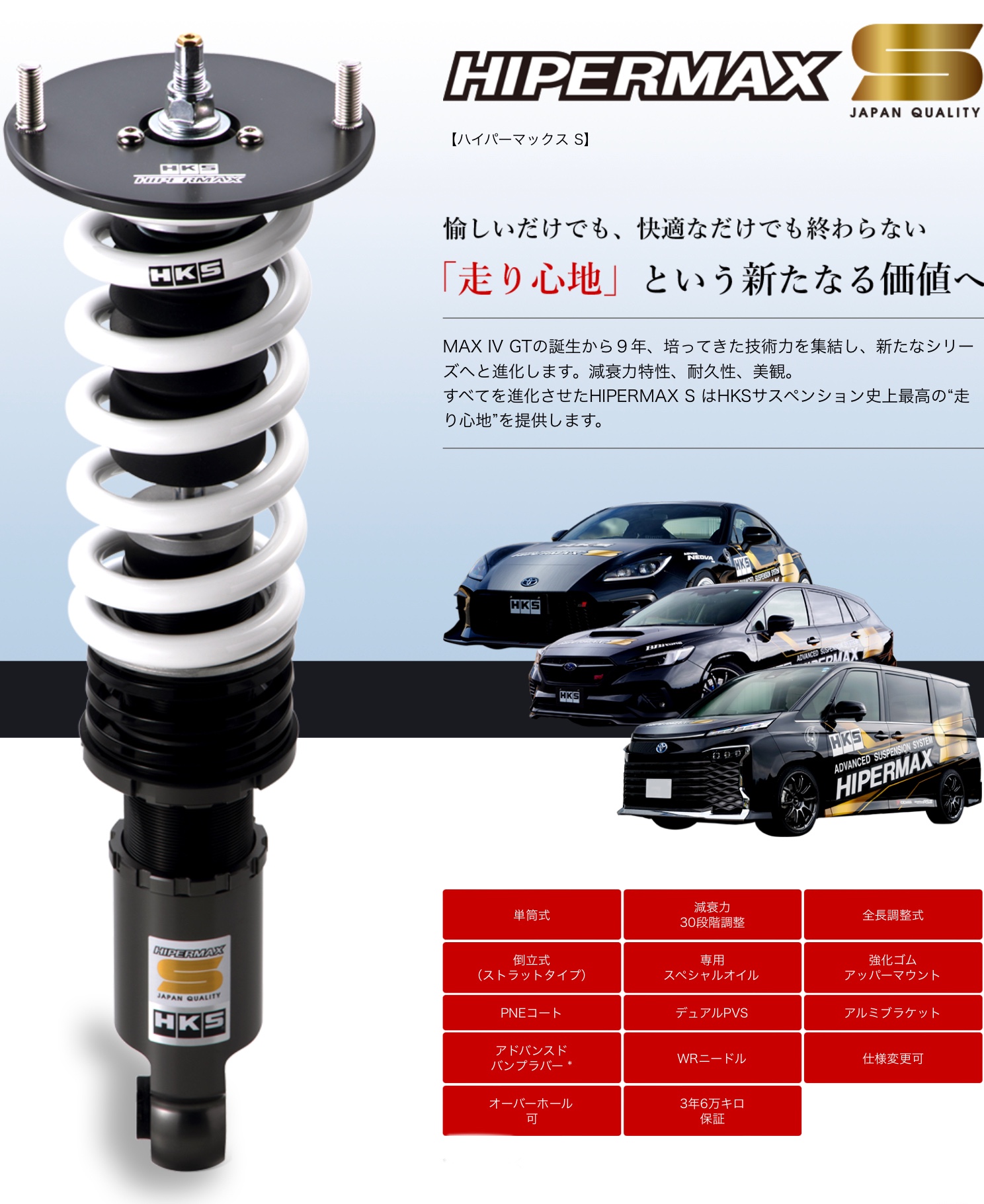 車高調紹介☆HKSさんのHIPERMAX S | 店舗おススメ情報 | タイヤ館 下松