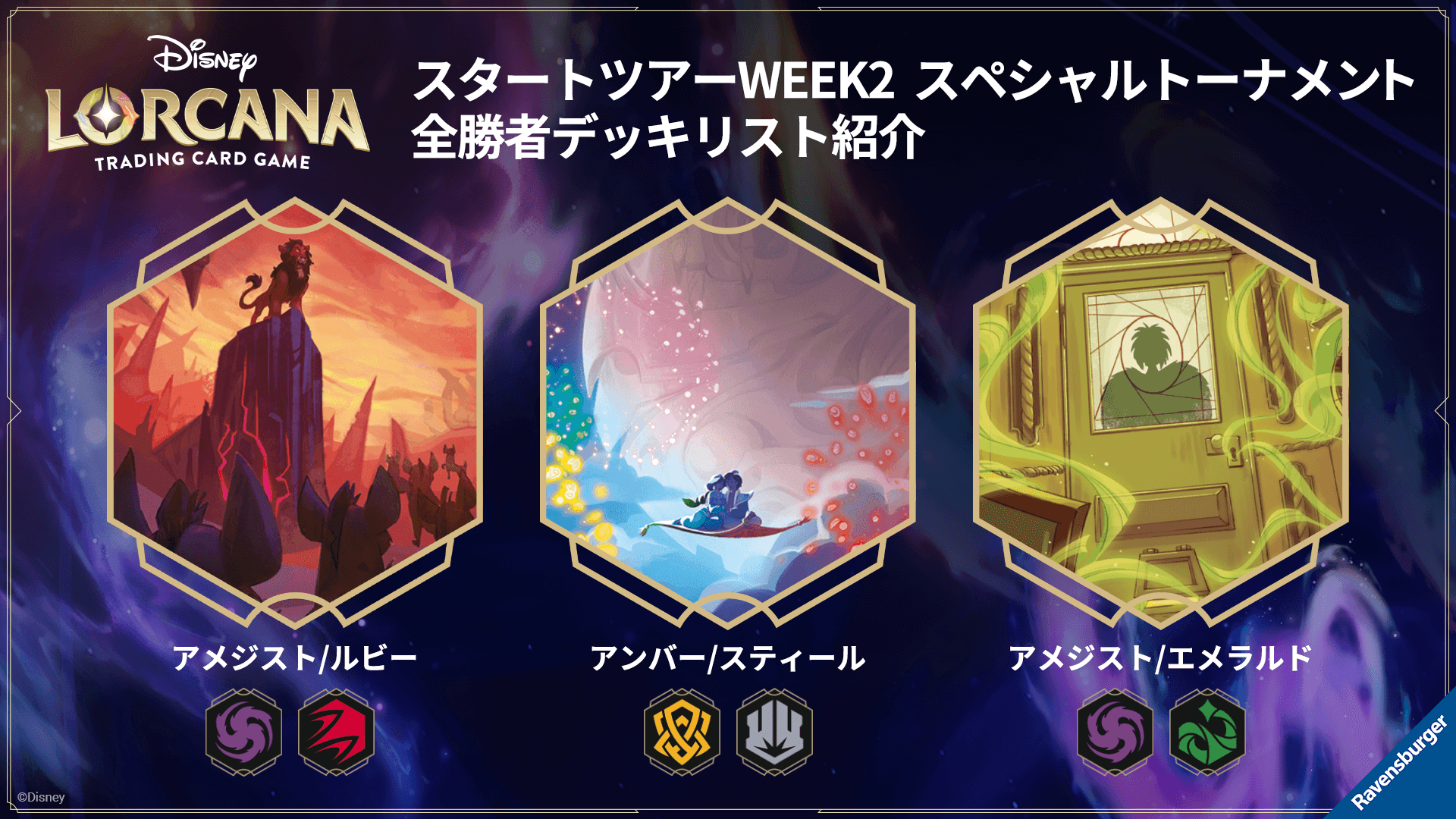 スタートツアーWEEK2 スペシャルトーナメント」全勝者デッキリスト