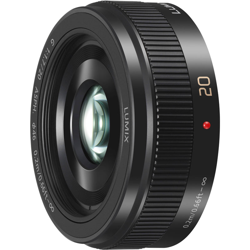 LUMIX G 20mm f/1.7 II ASPH. Lens (Black) India – Tanotis