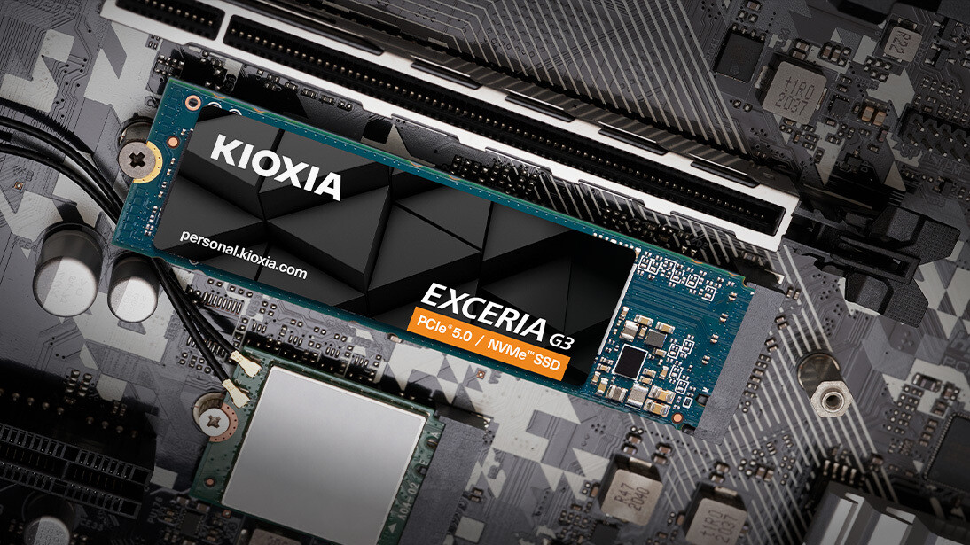 KIOXIA Prepares Affordable G3 M.2 SSDs with QLC NAND and PCIe 5.0