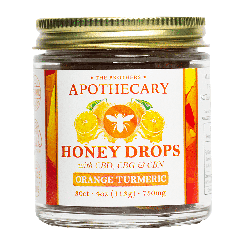CBD Gummy | Orange Turmeric Honey | The Brothers Apothecary