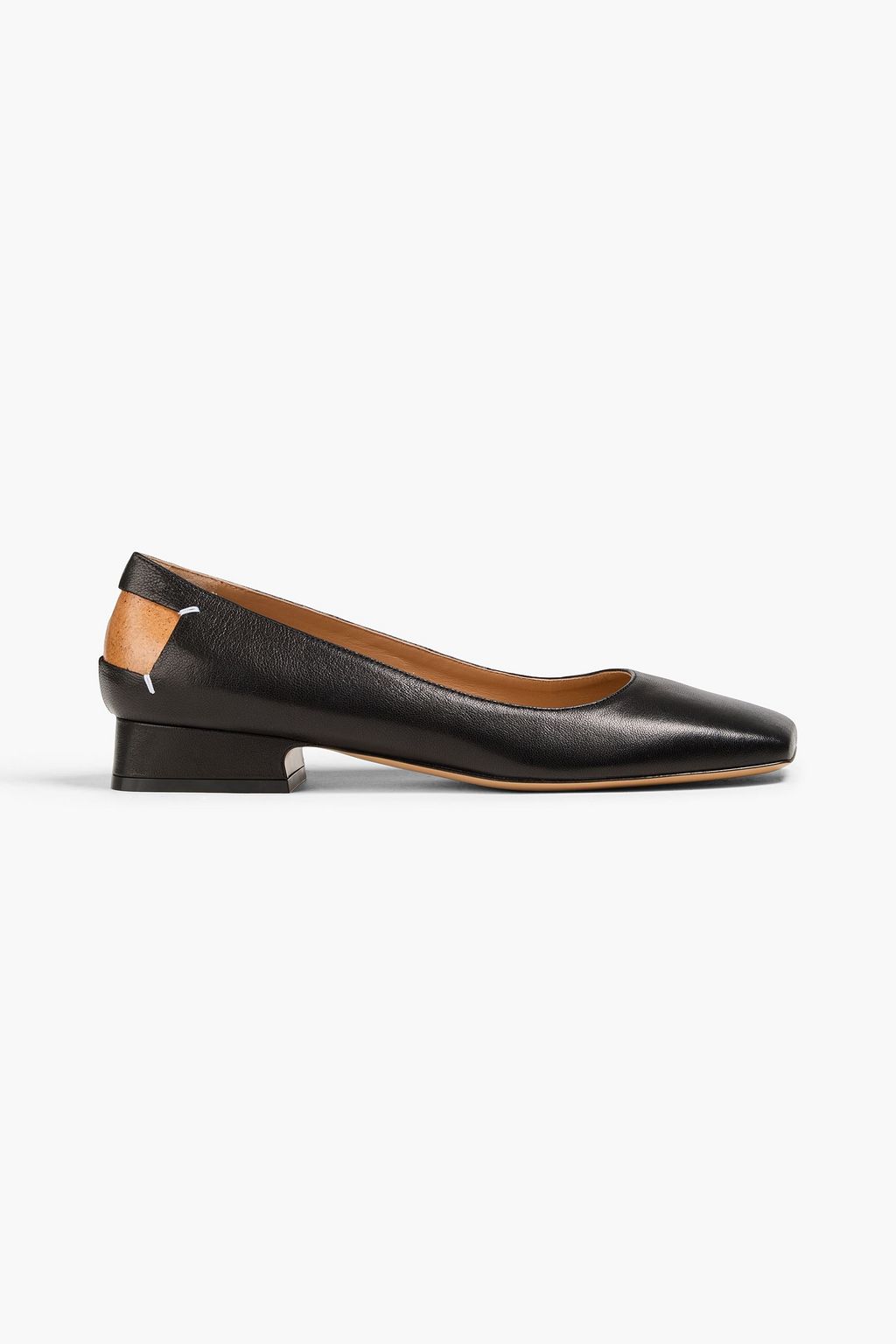 MAISON MARGIELA Four Stitches Décortiqué leather ballet flats