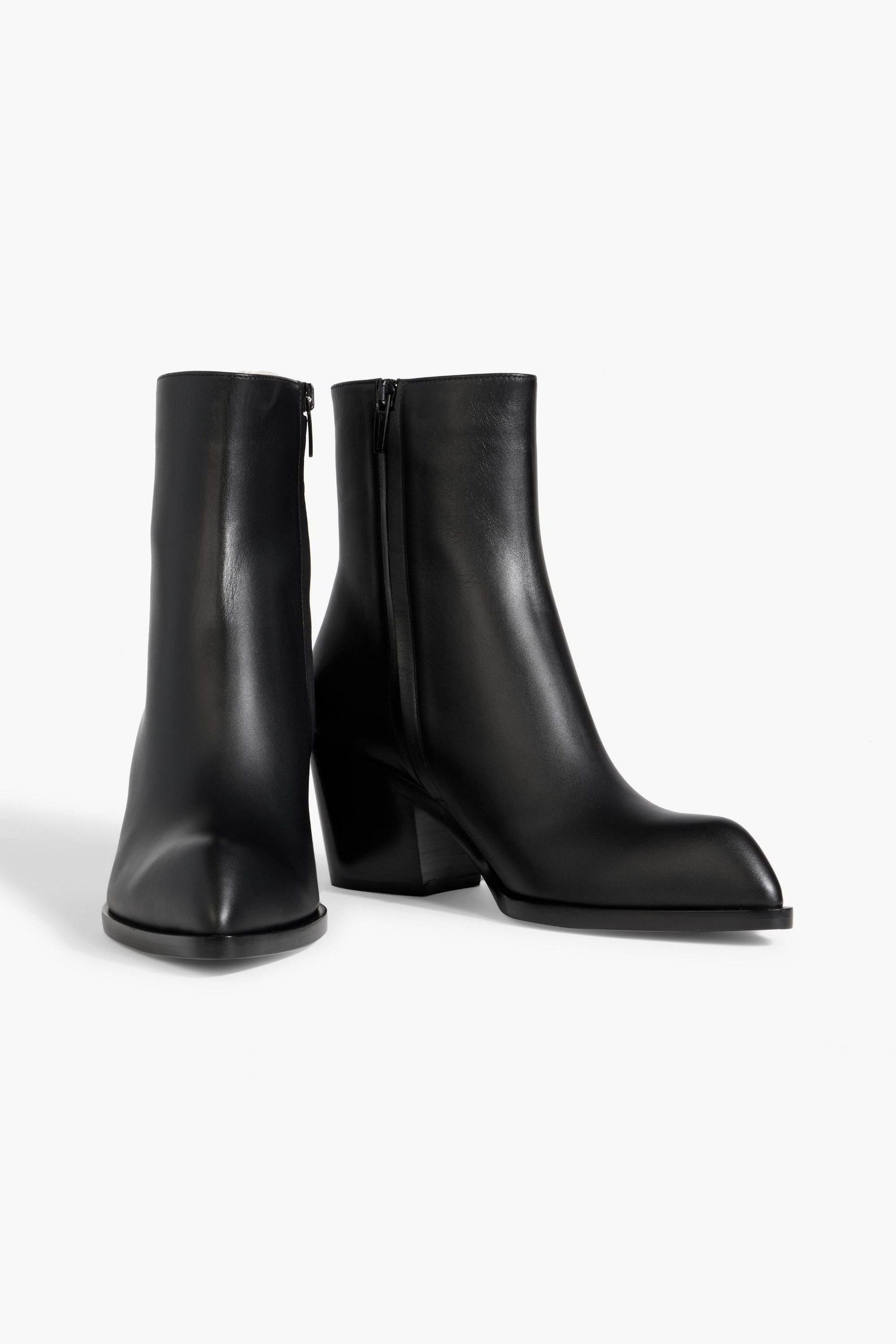 GIANVITO ROSSI - Wednesday leather ankle boots | Plush