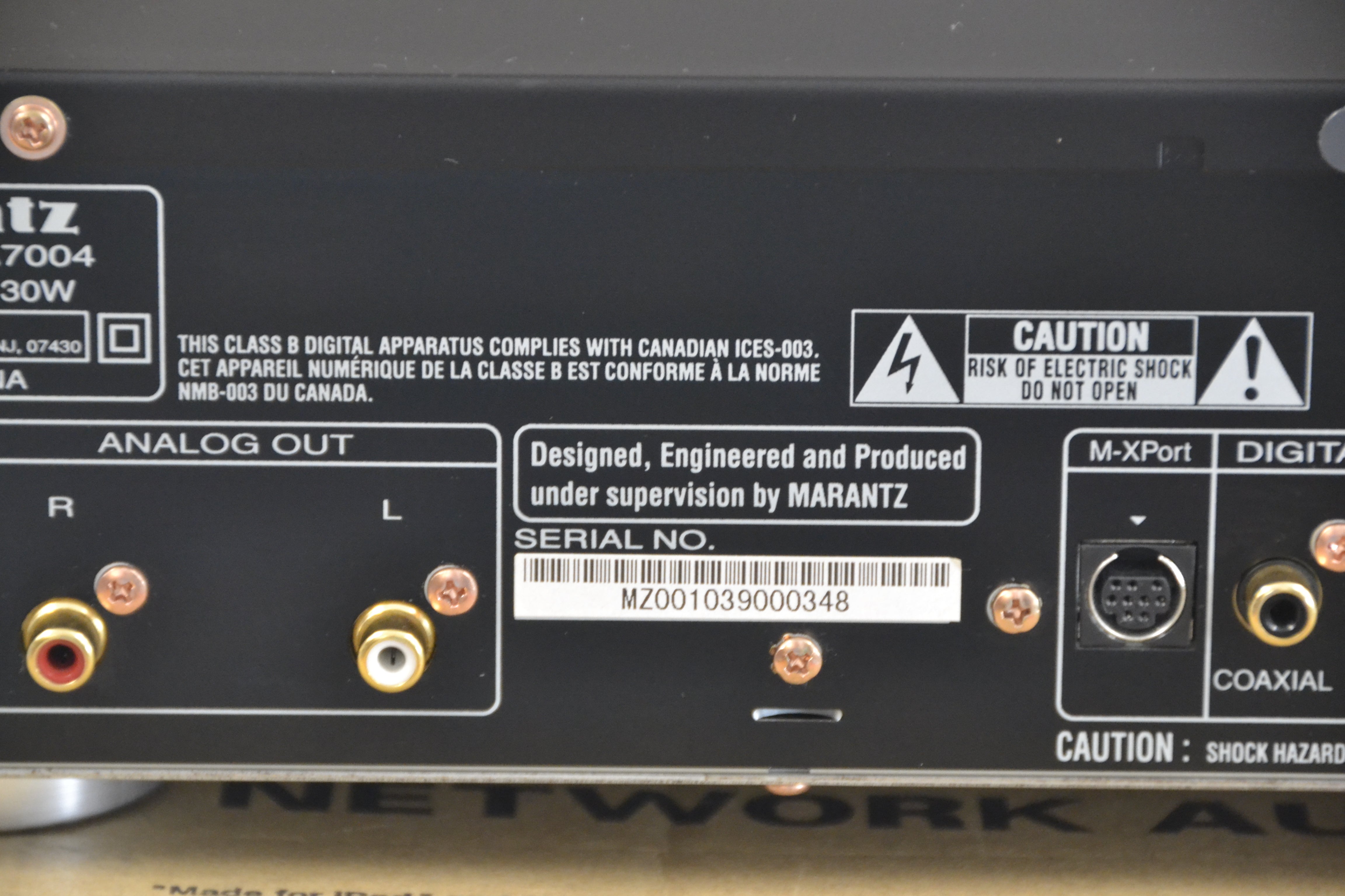 Marantz NA7004 Network audio player/USB DAC * Box – The Turntable