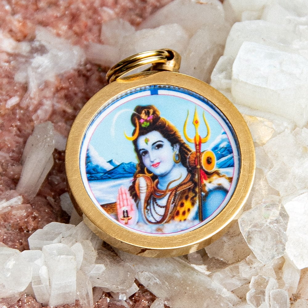 ロケット ペンダントトップ 開運 神様 インドの 幸運 お守り