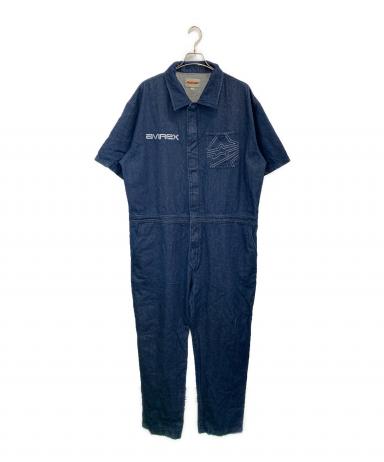 中古・古着通販】AVIREX (アヴィレックス) 半袖デニムつなぎ