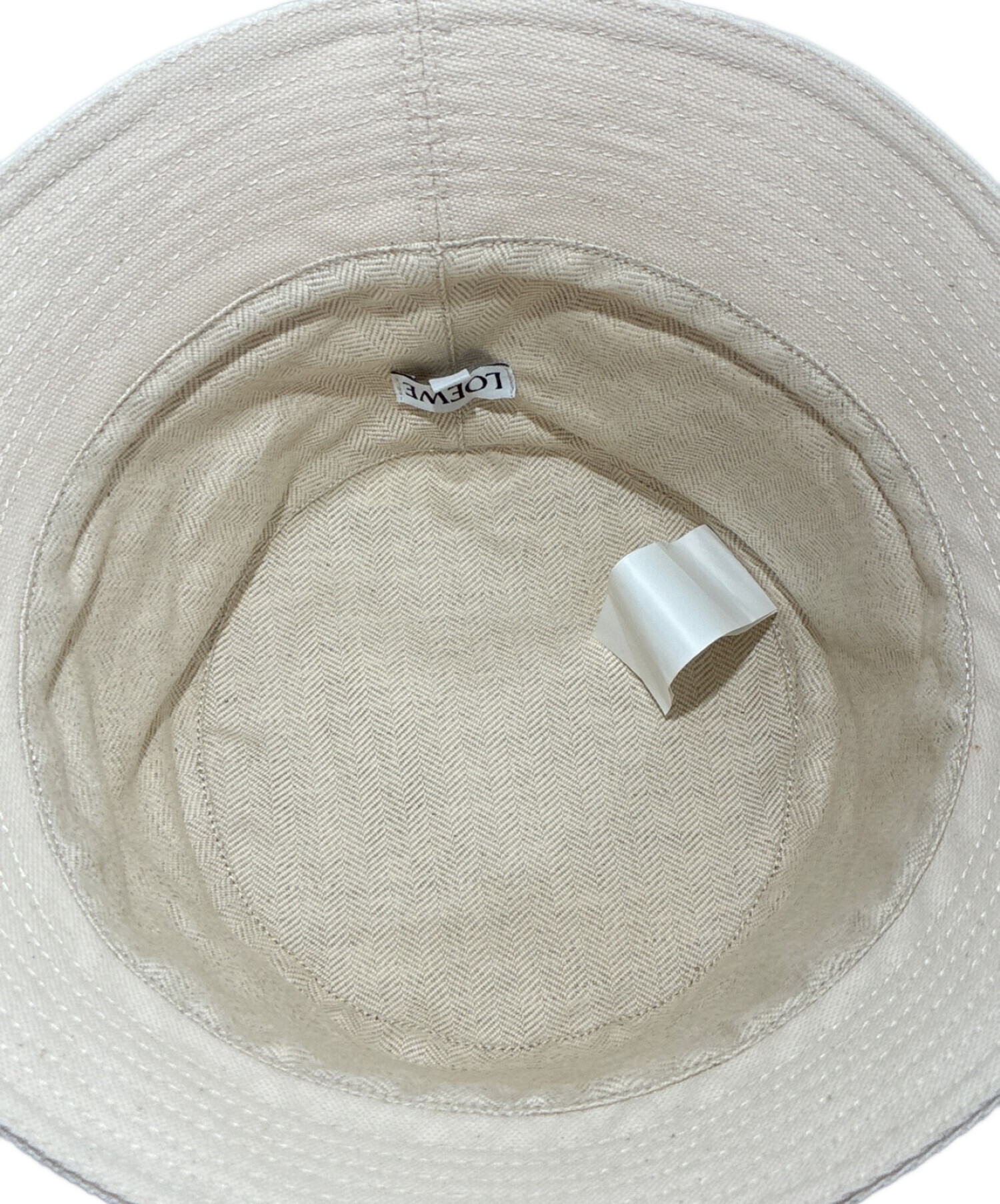 中古・古着通販】LOEWE (ロエベ) バケットハット クリーム サイズ:59