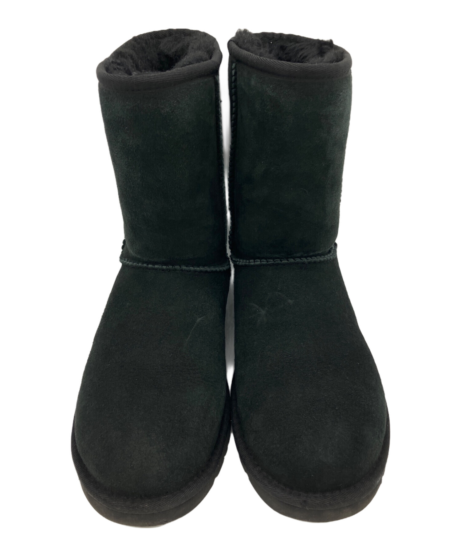 中古・古着通販】UGG (アグ) ムートンブーツ ブラック サイズ:24