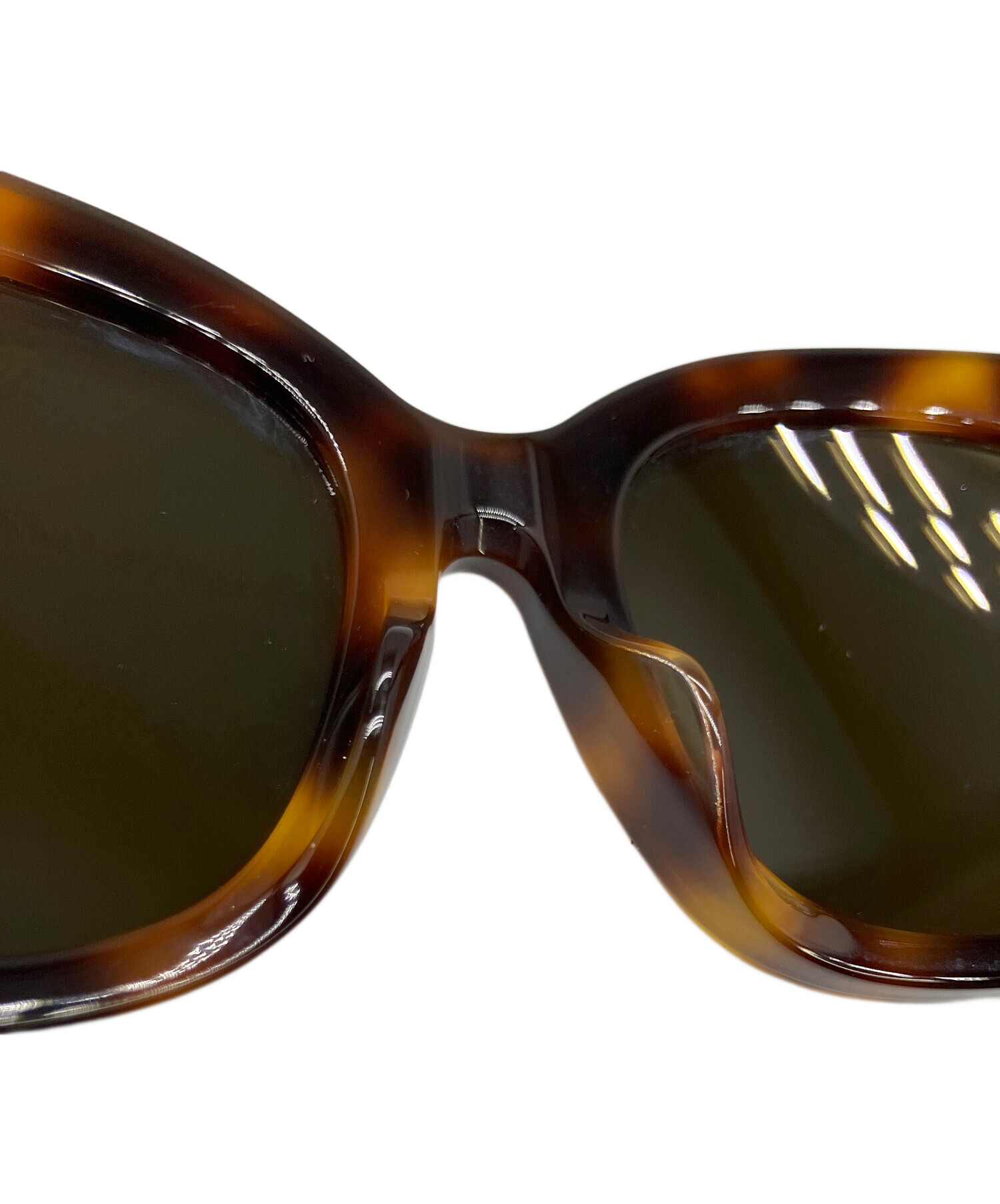 中古・古着通販】GUCCI (グッチ) フォックスサングラス ブラウン