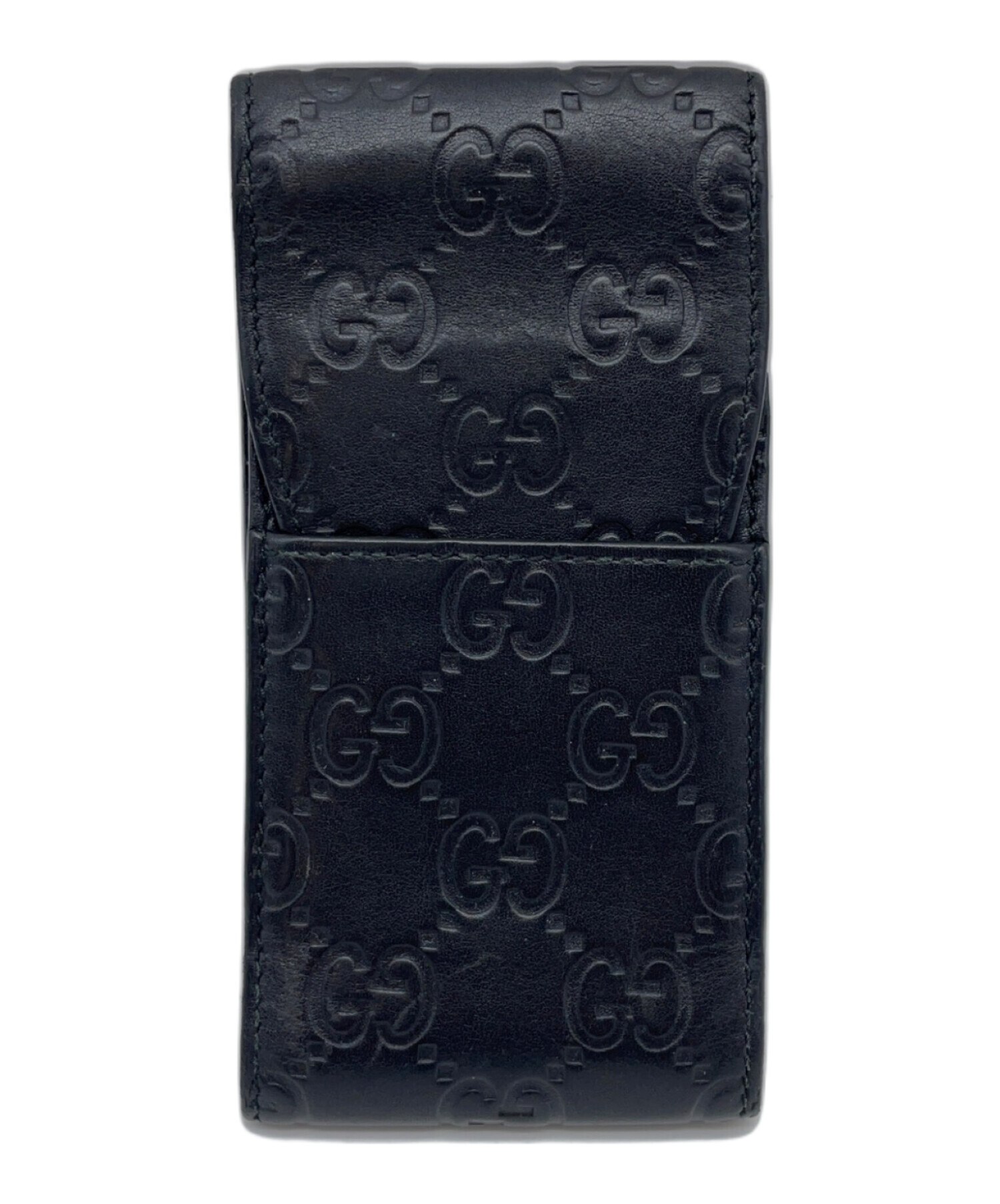 中古・古着通販】GUCCI (グッチ) シガレットケース GG ブラック