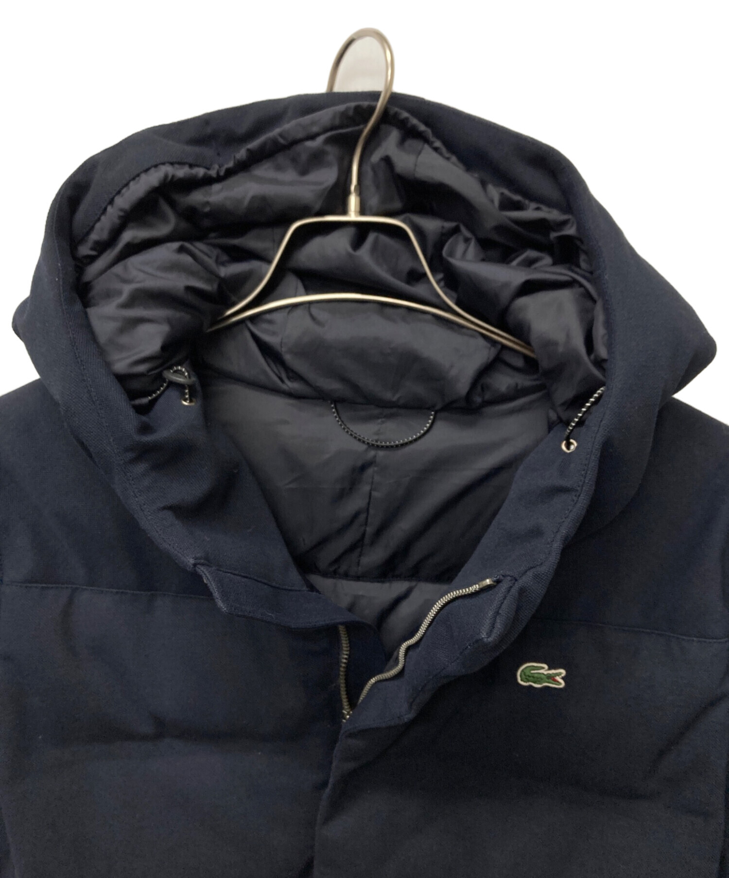 中古・古着通販】LACOSTE (ラコステ) ダウンジャケット ネイビー
