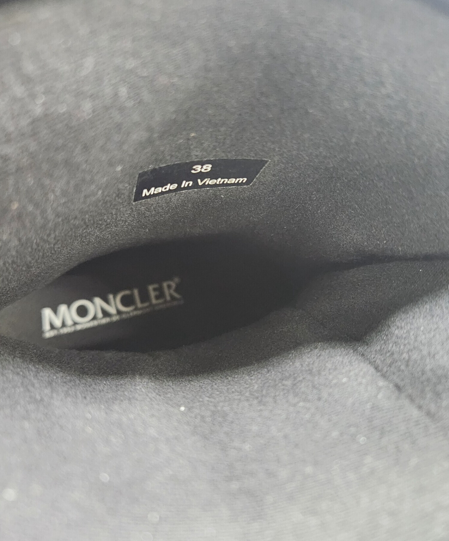 中古・古着通販】MONCLER (モンクレール) スノーブーツ ブラック