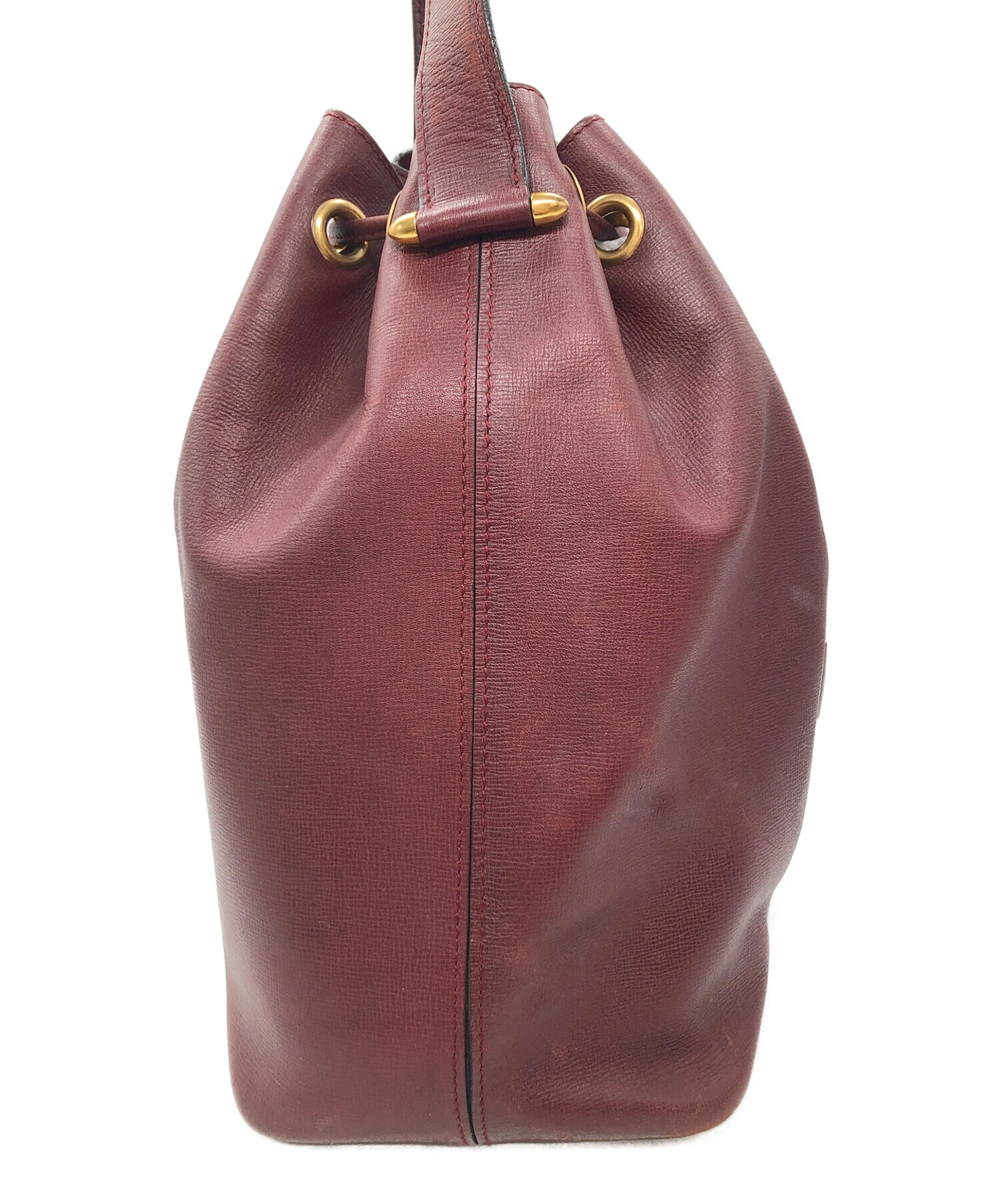 中古・古着通販】Cartier (カルティエ) 巾着型ショルダーバッグ マスト