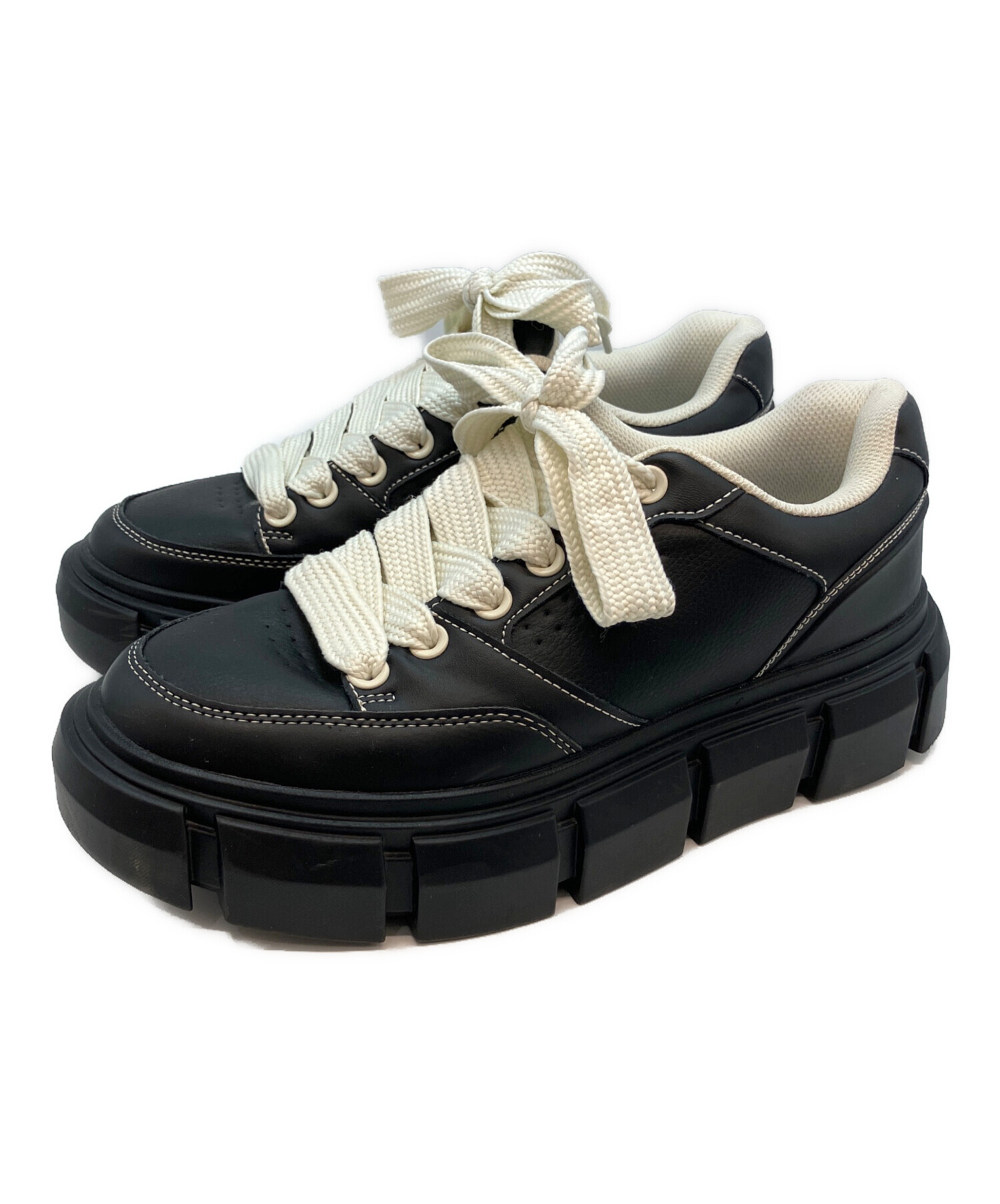 中古・古着通販】ZARA (ザラ) チャンキーソールスニーカー ブラック