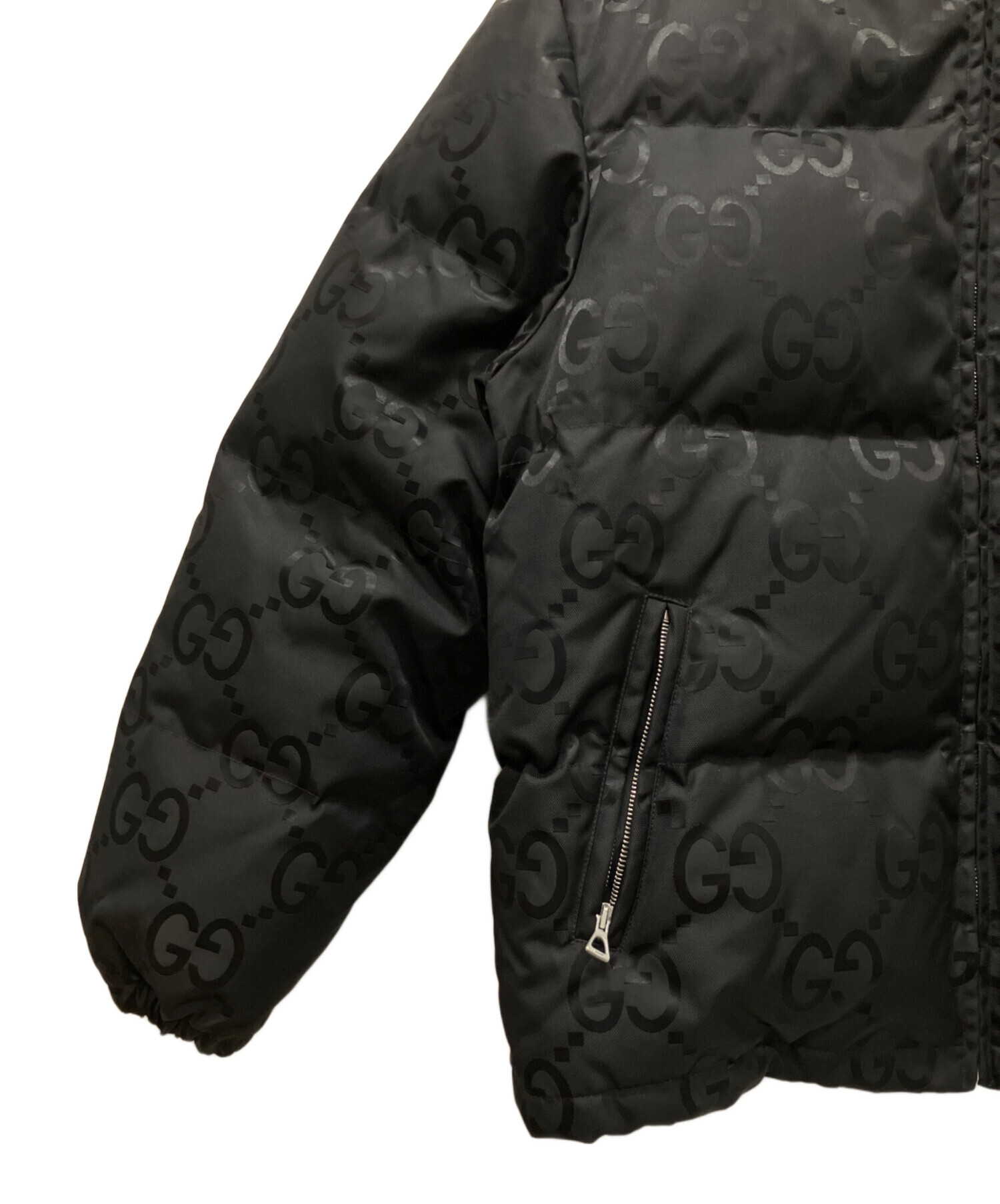 中古・古着通販】GUCCI (グッチ) ジャンボGGダウンジャケット ブラック