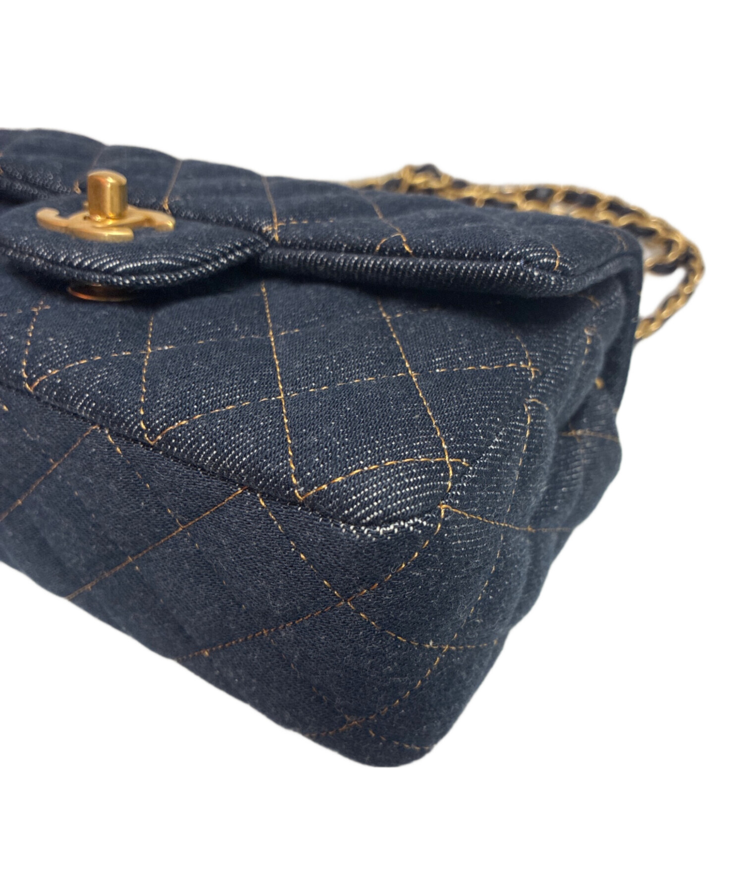 中古・古着通販】CHANEL (シャネル) デニムマトラッセチェーン