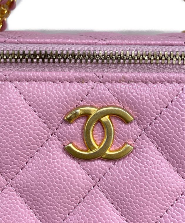 中古・古着通販】CHANEL (シャネル) チェーンショルダーバニティバッグ