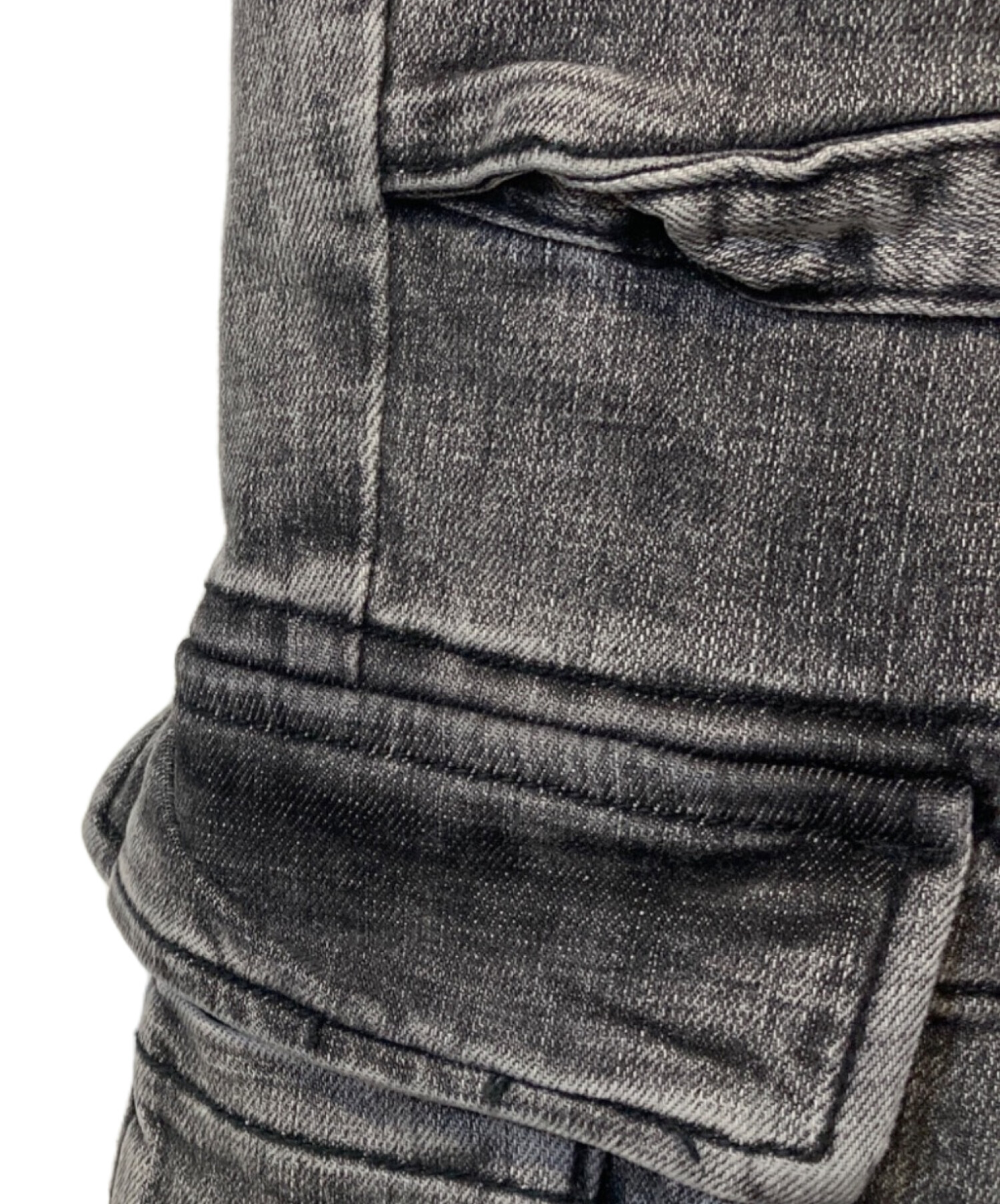 中古・古着通販】VALABASAS (バラバサス) マルチポケットデニムカーゴ