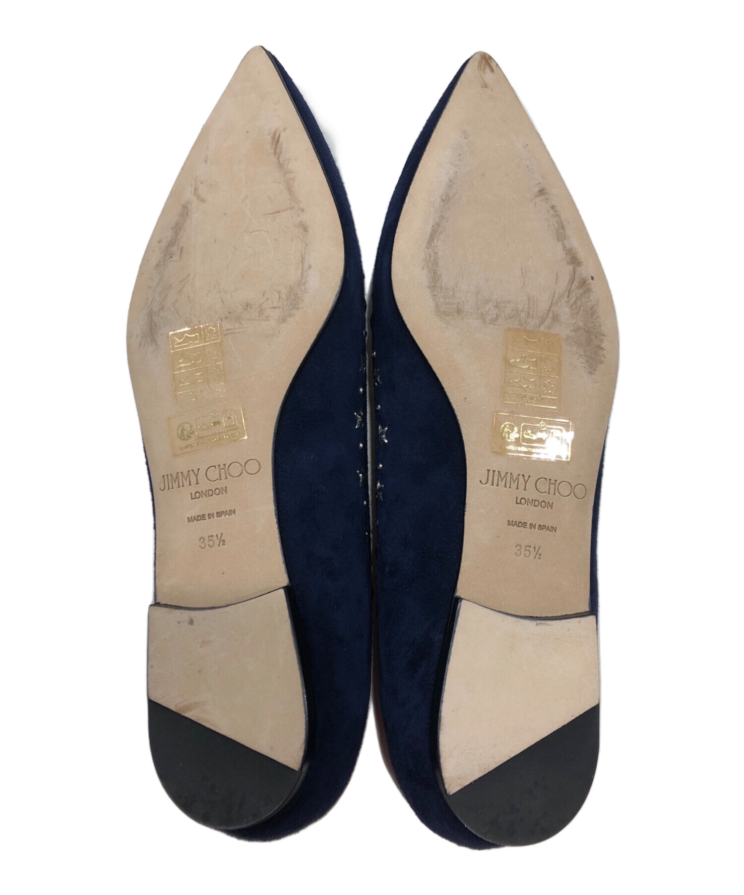 中古・古着通販】JIMMY CHOO (ジミーチュウ) 星スタッズパンプス