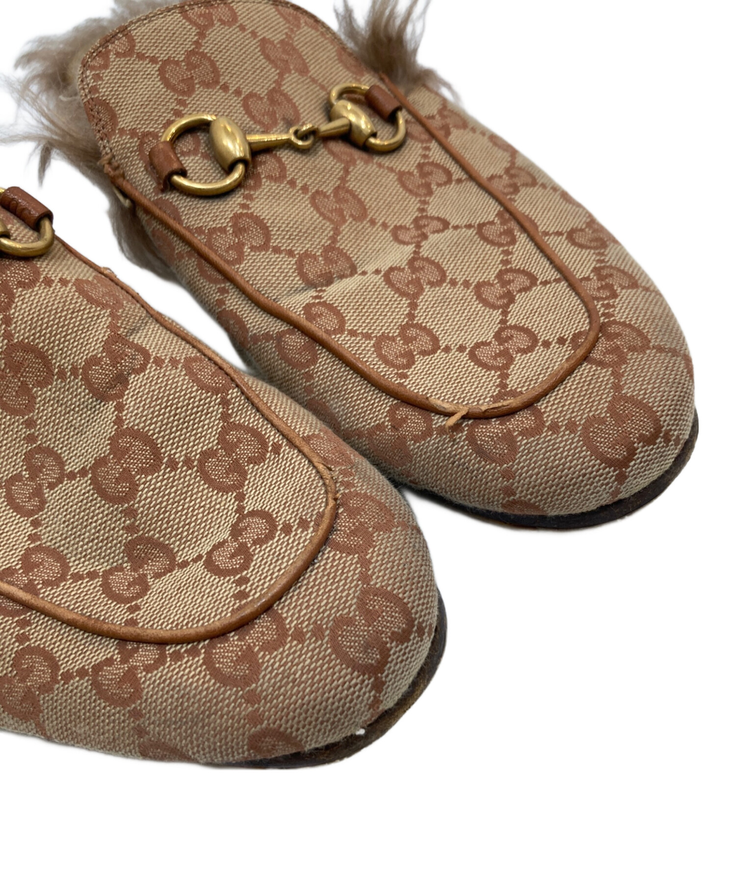 中古・古着通販】GUCCI (グッチ) プリンスタウンホースビット ファー