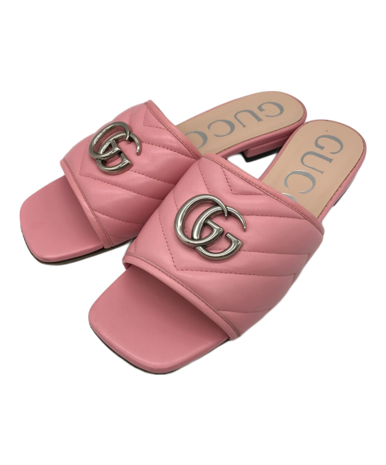 中古・古着通販】GUCCI (グッチ) GGマーモント ミュールサンダル