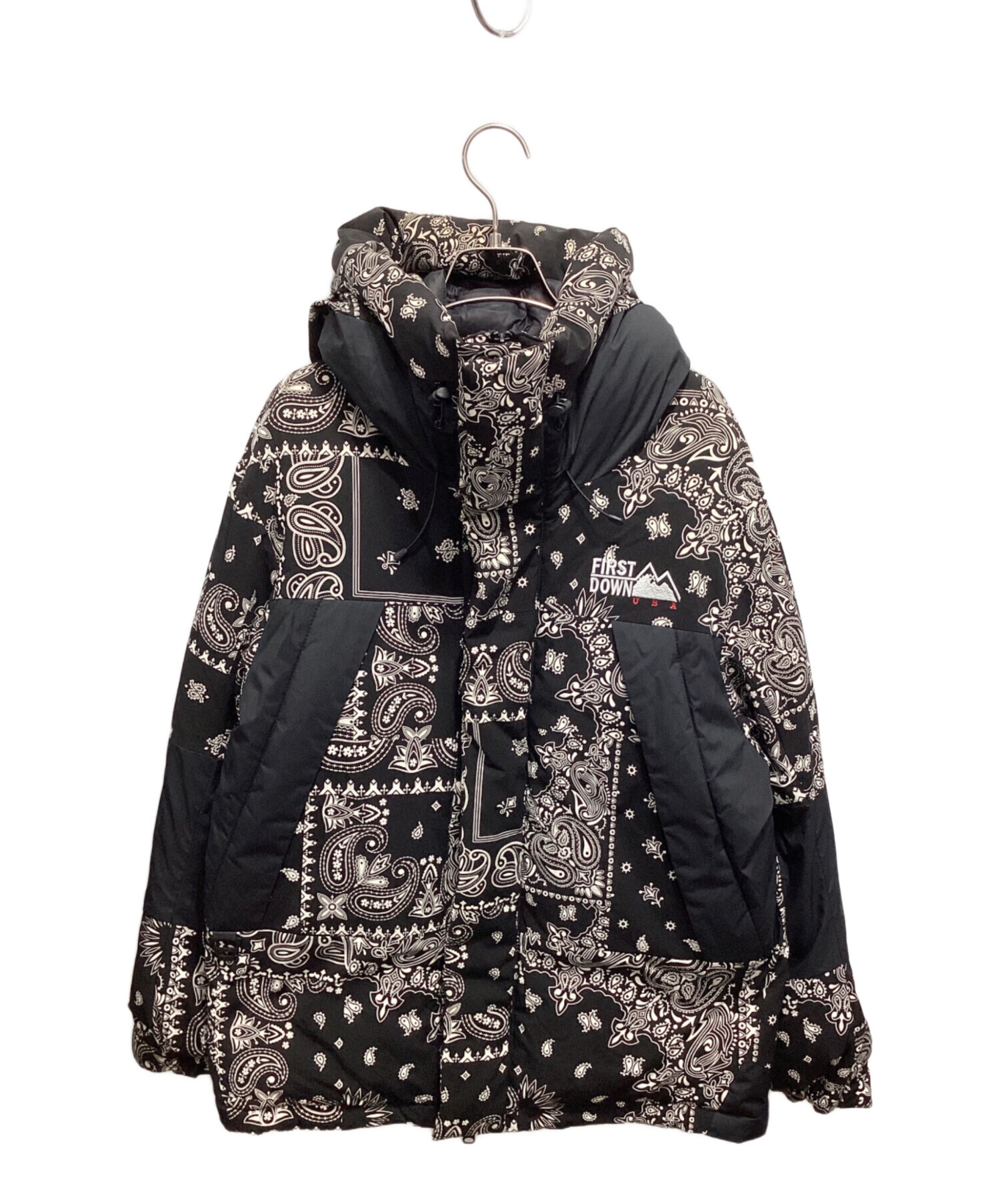 中古・古着通販】FIRST DOWN (ファーストダウン) ペイズリー柄ダウン