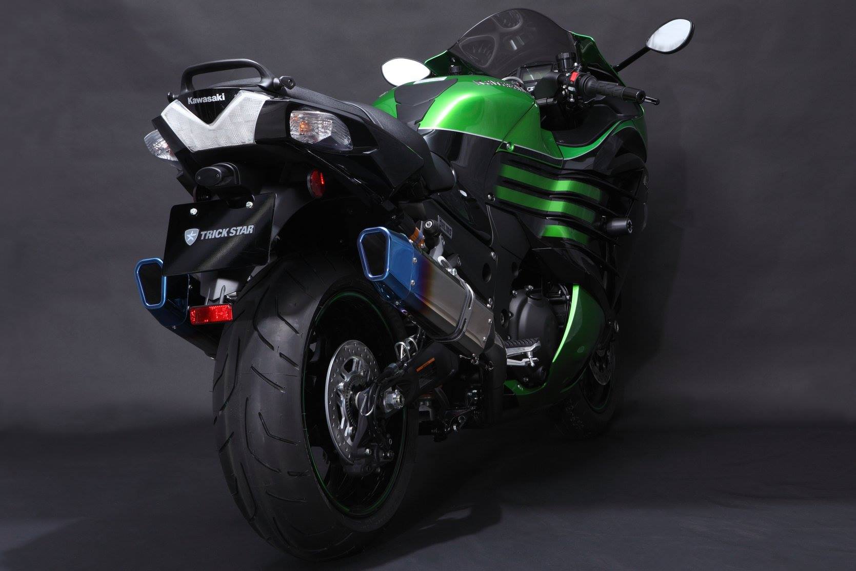 Ninja ZX-14R デュアルスリップオンマフラー発売 | TRICK STAR 製品