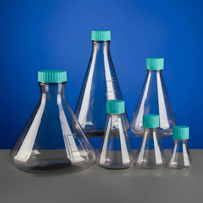 NEST Scientific Sterile Erlenmeyer Flask, PC, Flat Bottom