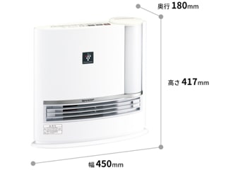 SHARP(シャープ)HX-L120-W 加湿機能付セラミックファンヒーター