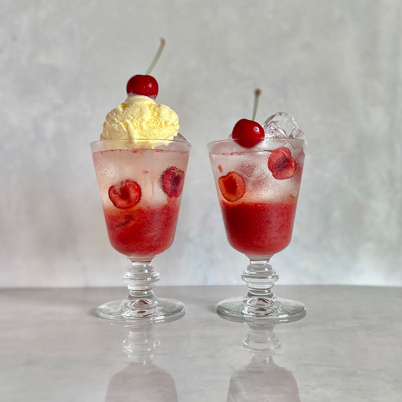 アメリカンチェリーのクリームソーダ | バイタミックス（Vitamix）