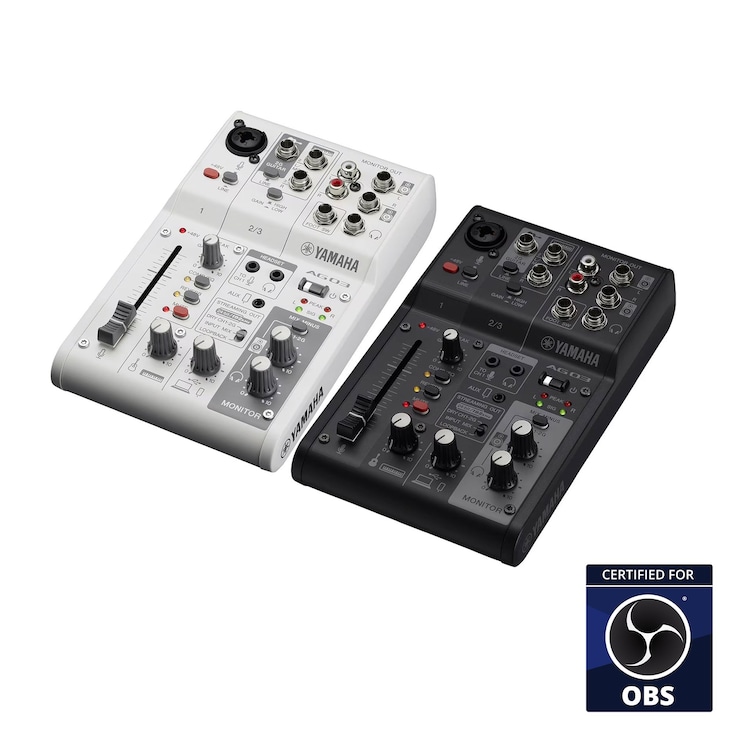 AG03MK2 3-Channel USB Mixer Accessories - Yamaha USA
