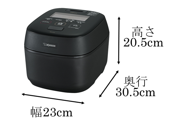 容量とコンパクト性を両立した4合炊き！ふたセンサーの精度向上
