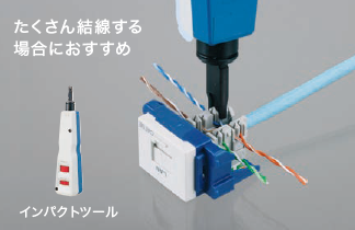 NR3170W 情報モジュラジャック CAT6 成端埋込型 ぐっとす（ホワイト