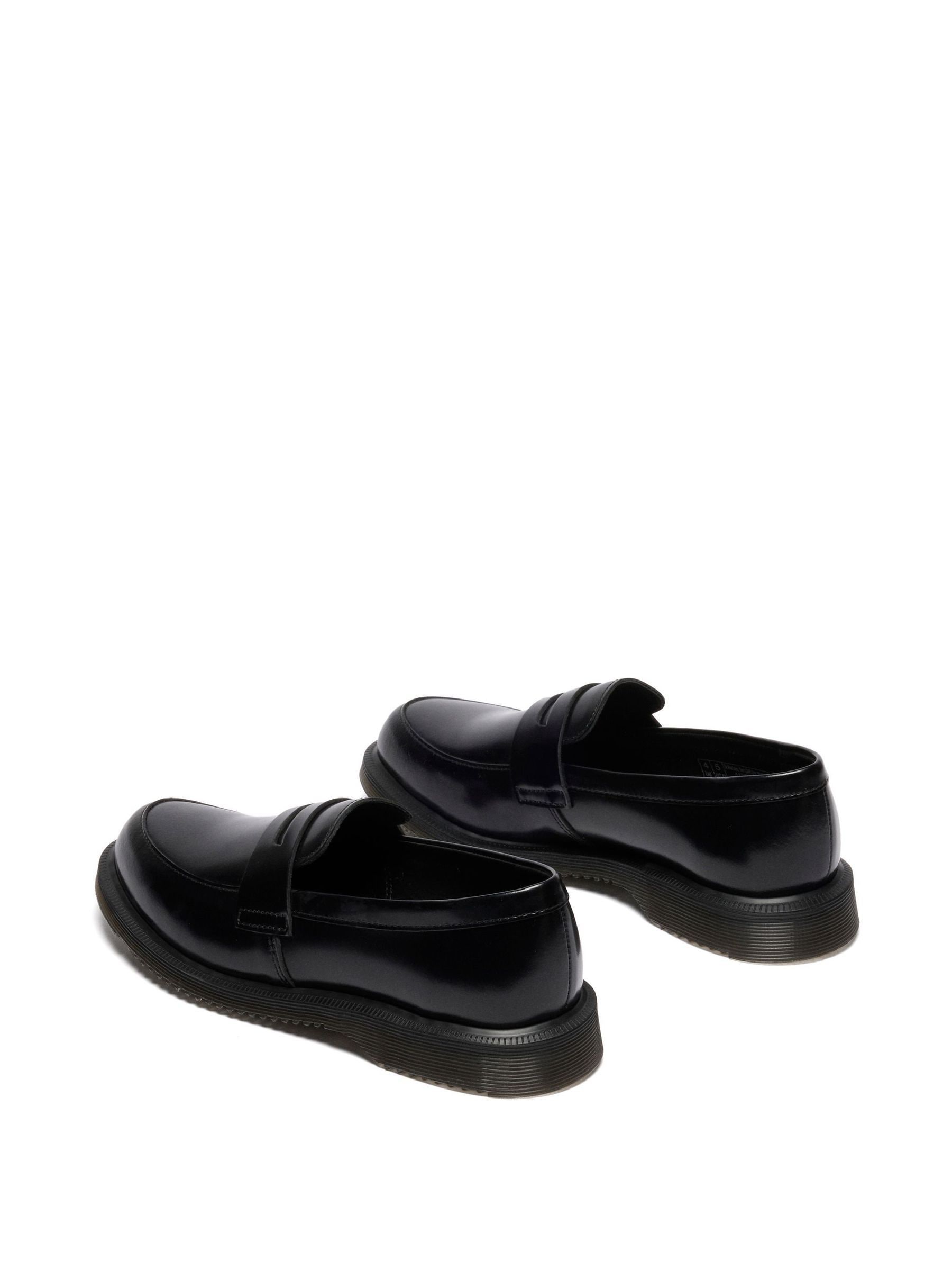 Buy Dr. Martens Black Temara Polished Smooth Shoes from Next USA