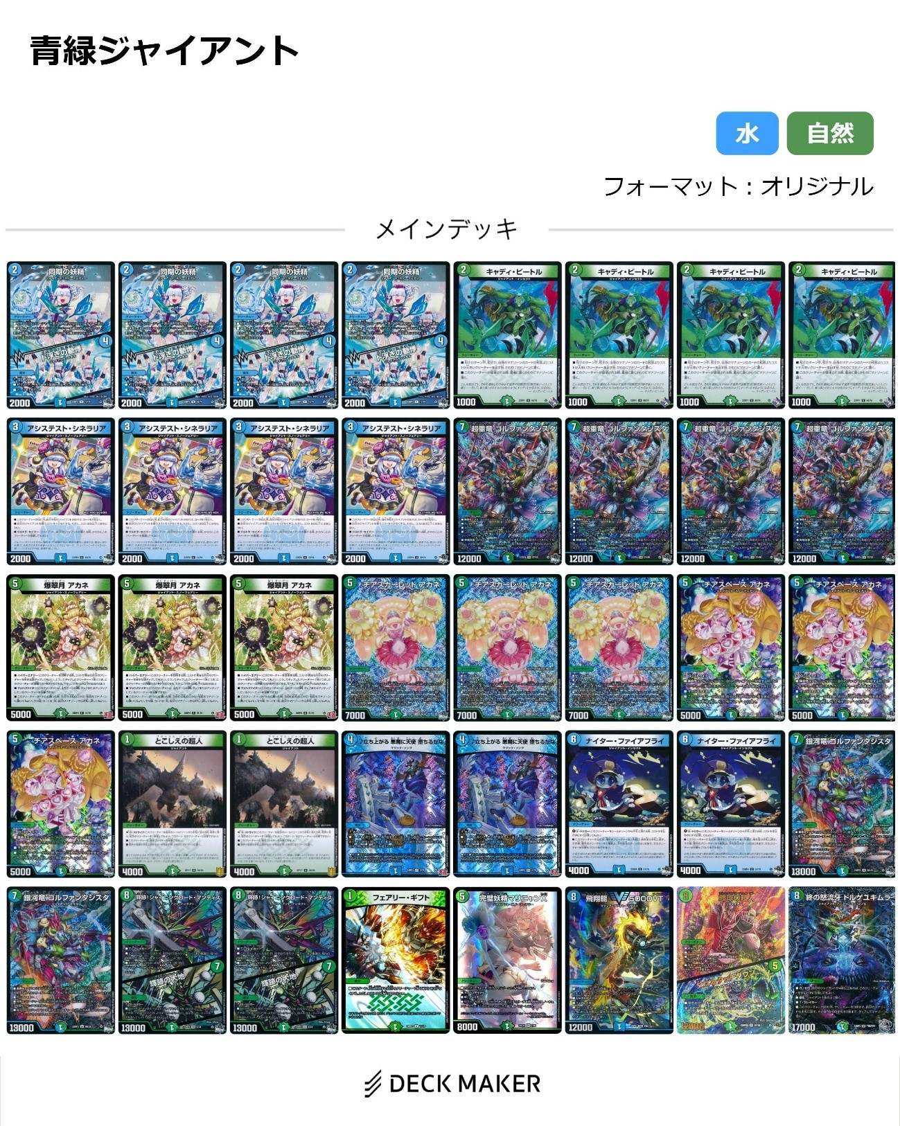 オリジナル・デッキ紹介】リソース…メタカード…パワー!!!【青緑