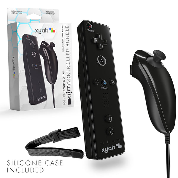 SHIFT Wii Wireless Controller Bundle - Black – XYAB