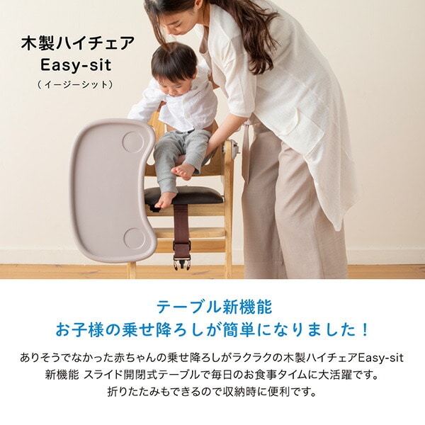 販売終了】木製ハイチェア Easy-sit イージーシット 22904/22905/22906