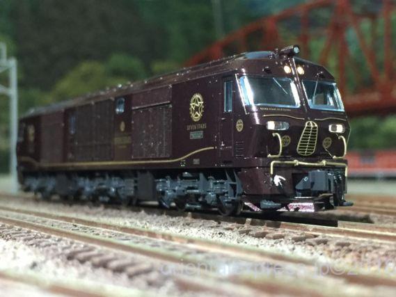 DF200 7000番台 ななつ星in九州 牽引機を弄る。 KATO 7015 豪華寝台