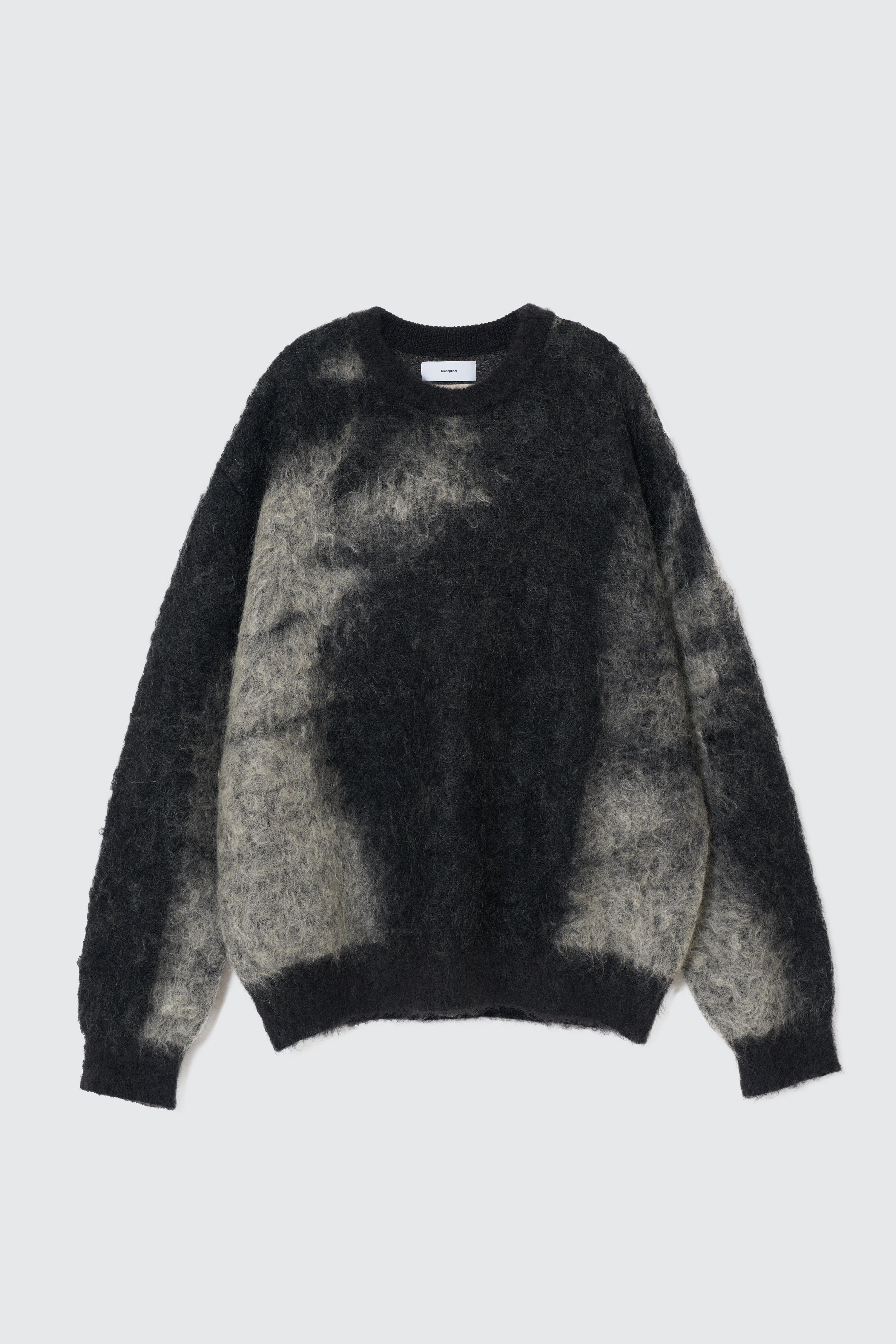 Abstract Jacquard Crewneck Sweater | YOKE Official Website