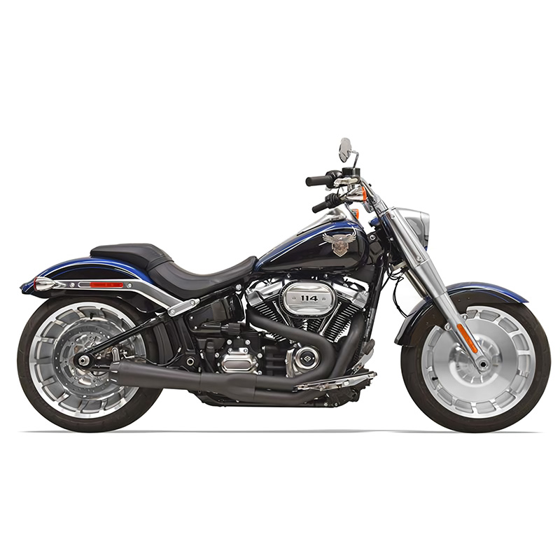 バッサニ□ ロードレイジ 2-1 フルエキゾーストマフラー ブラック 【18