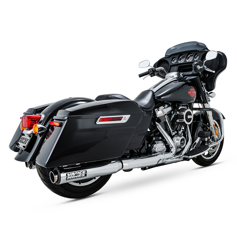 スーパースポーツ スリップオンマフラー クローム Vance&Hines