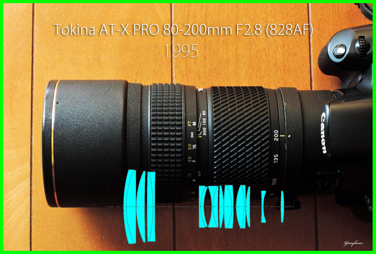 トキナー「AT-X PRO 80-200mm F2.8 F (AT-X 828AF PRO)」ちょっと分解