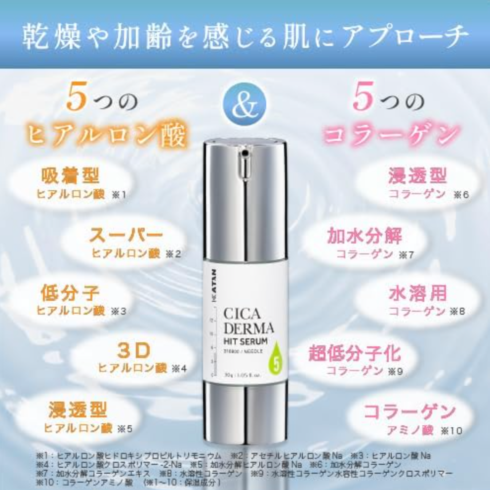 KATAN Cica Derma Hit Serum 5 (30g) – YOYO JAPAN