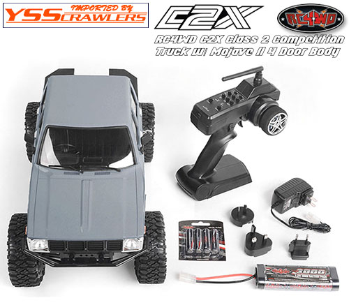 RC4WD C2X コンペティショントラック！[RTR][ハイラックス4Dボディ付